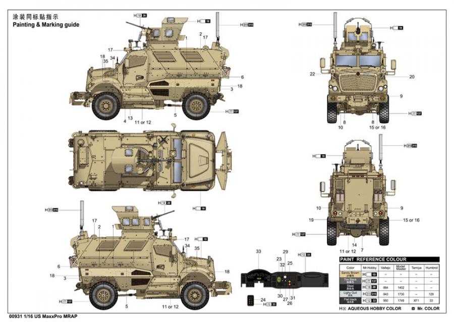 Trumpeter 1:16 US Maxxpro MRAP