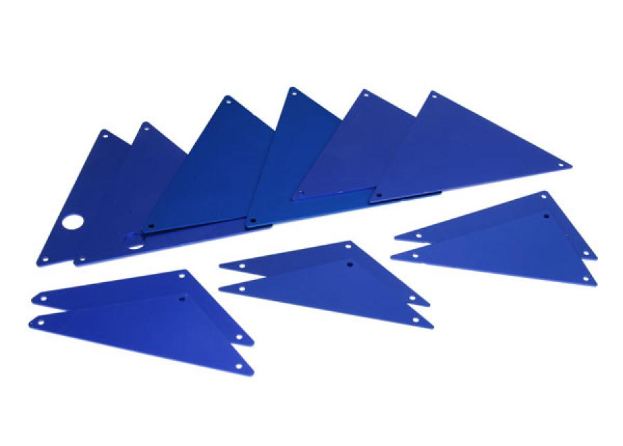 Traxxas Tube Chassis Inner Panels Blue Alu set TRX8434X