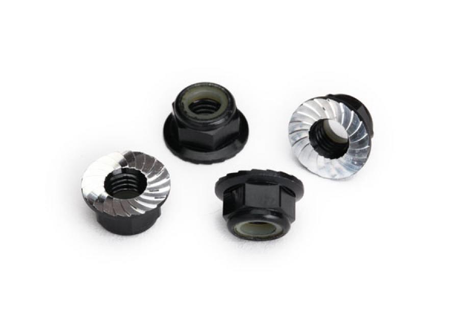 Traxxas Lock Nut Flanged M5 Alu Black (4) TRX8447A