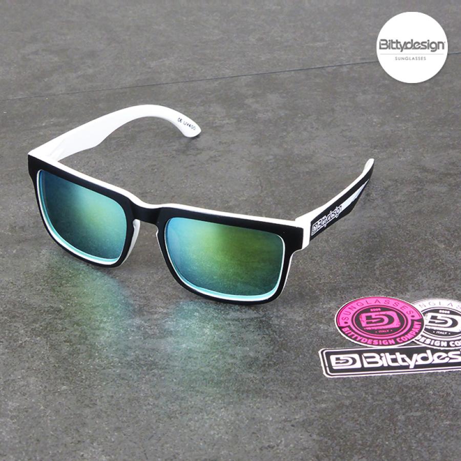 Claymore Collection, White 'Race' Sunglasses