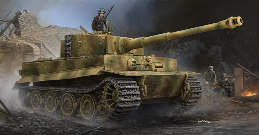 Trumpeter 1:35 Pz.Kpfw.VI Ausf.E Tiger I (Late) with Zimmerit