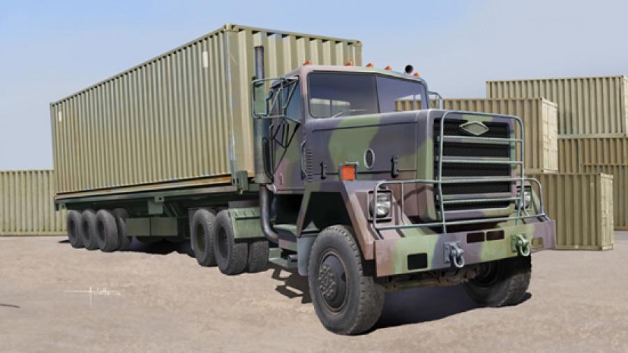 Trumpeter 1:35 M915 Truck & Container Trailer