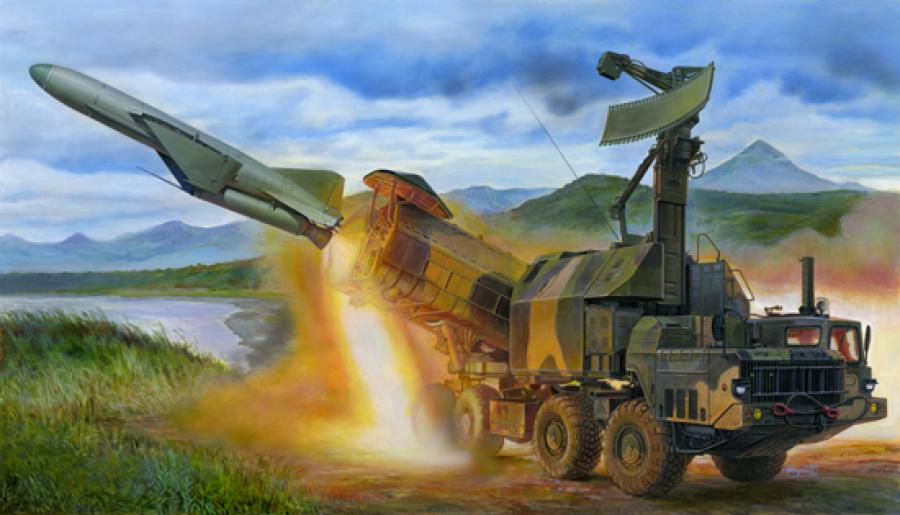 1:35 Russian 4K51 Rubezh Coastal ASM with P-15
