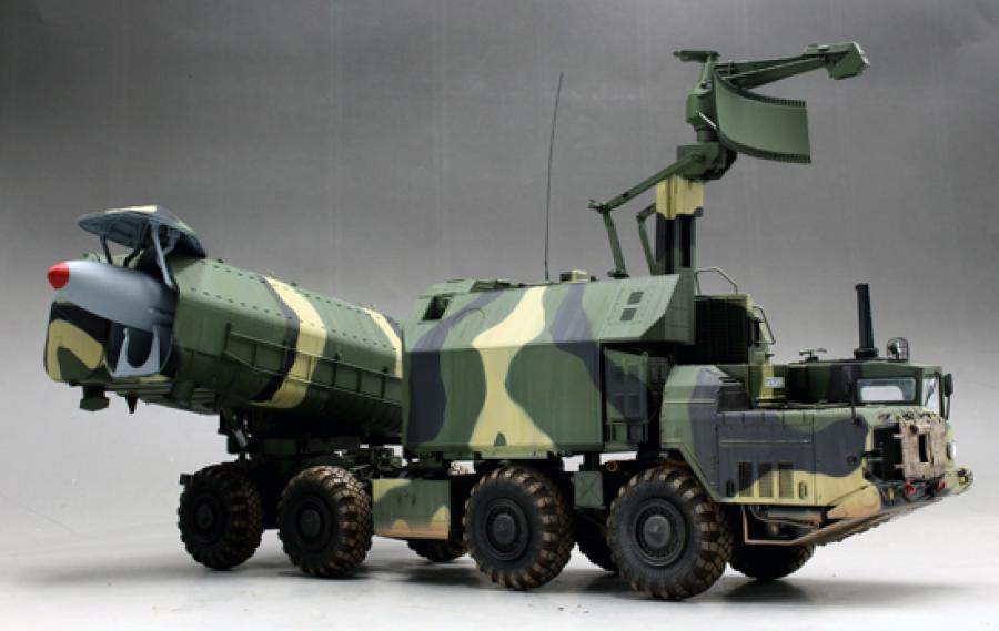 1:35 Russian 4K51 Rubezh Coastal ASM with P-15
