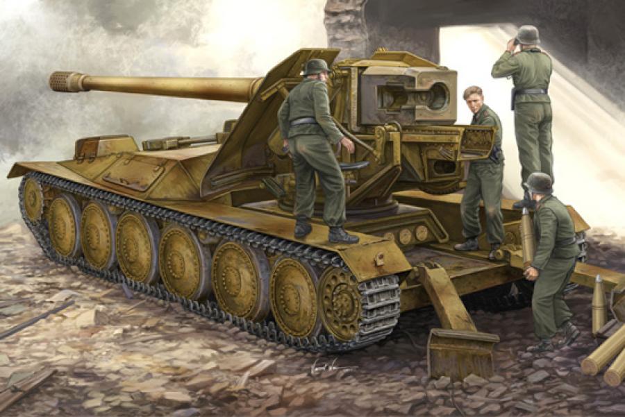 1:35 12,8cm PAK 44 Waffenträger Krupp 1