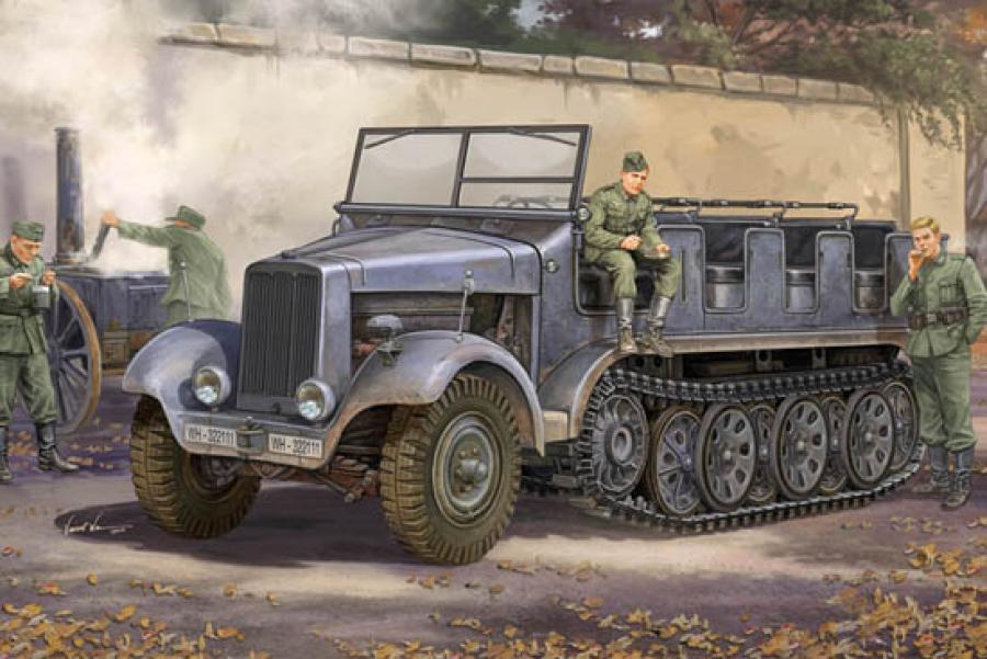 Trumpeter 1:35 German Sd.Kfz.6 Halbk.zugm. Pionierausf.