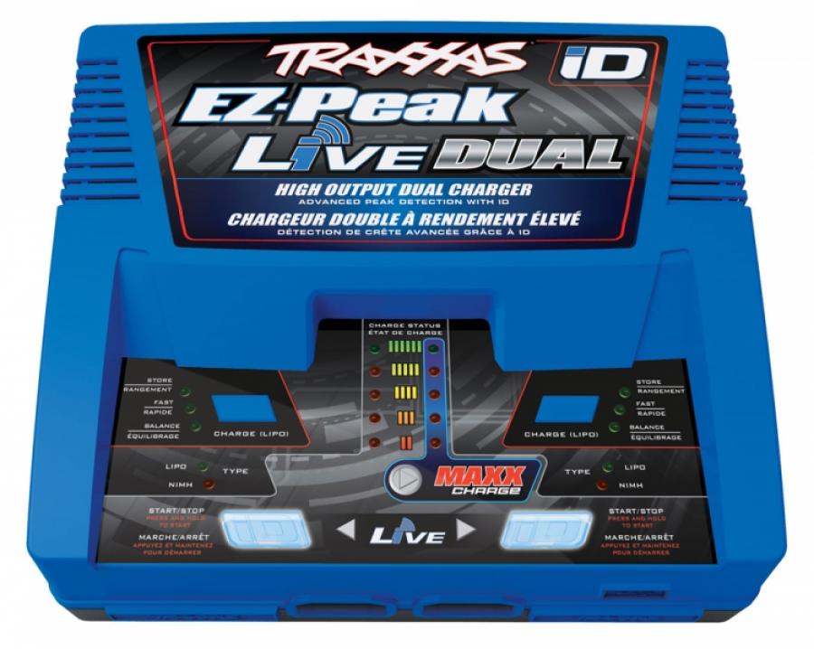 Traxxas EZ-Peak Live Dual 26A NiMH/LiPo Charger Auto iD TRX2973G