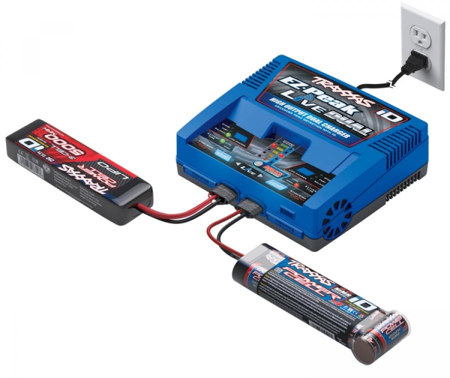 Laturi Traxxas EZ-Peak Live Dual 26A NiMH/LiPo Charger Auto iD TRX2973G