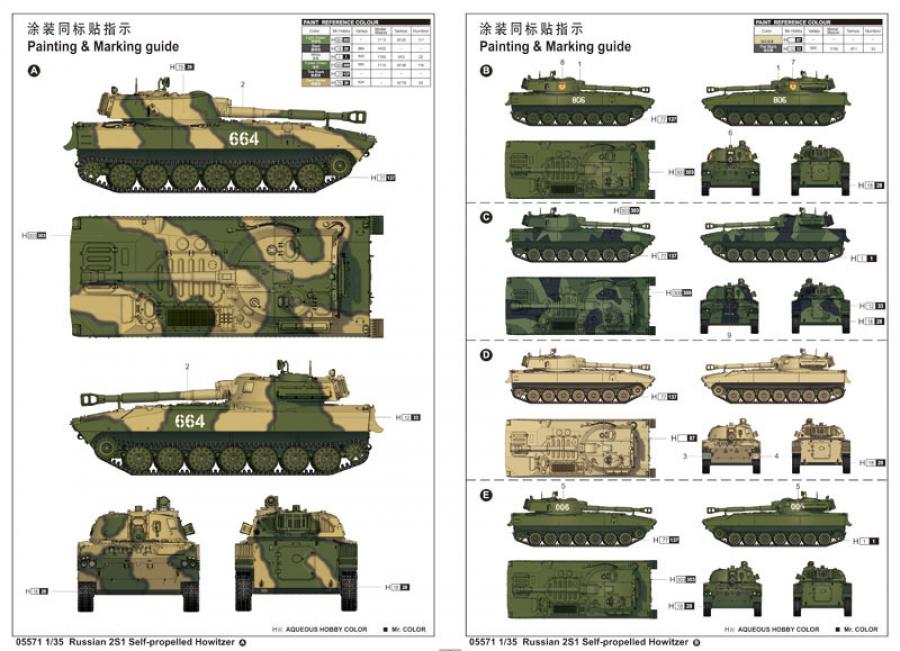 1:35 Russian 2S1 Self-propelled Howitzer