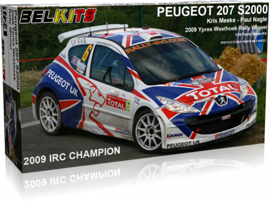 1:24 PEUGEOT 207 S2000 Meeke Ypres WR 2009