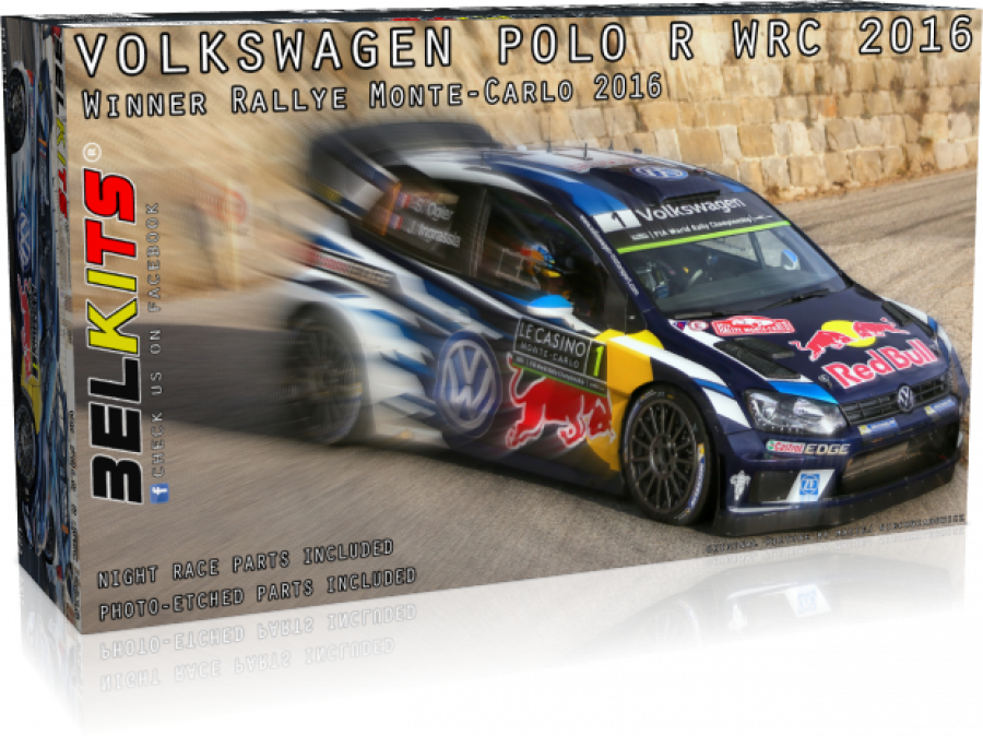 1:24 VW POLO R WRC Monte Carlo 2016
