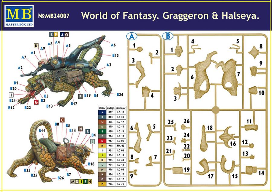 1:24 World of Fantasy.Graggeron & Halseya