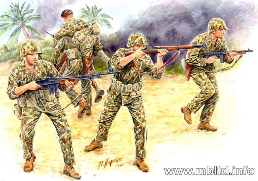 1:35 U.S. Marines, Tarawa 1943