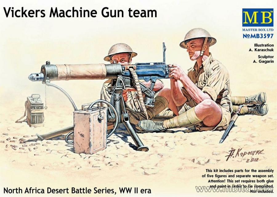 1:35 Vickers machine-gun Team 