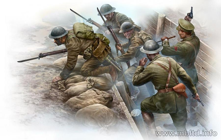 1:35 British infantry before attack,WWI 