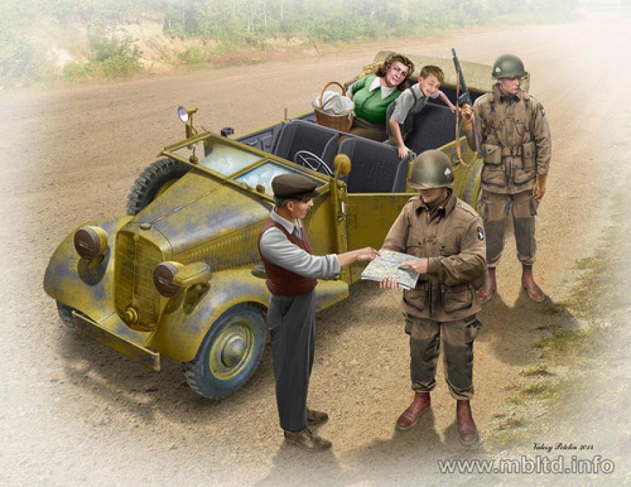 1:35 Hitching a ride, US Paratroopers and Civilians
