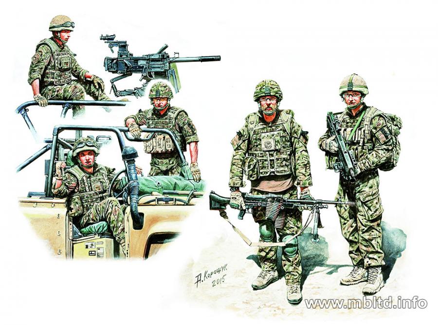 1:35 Modern UK infantrymen, present day