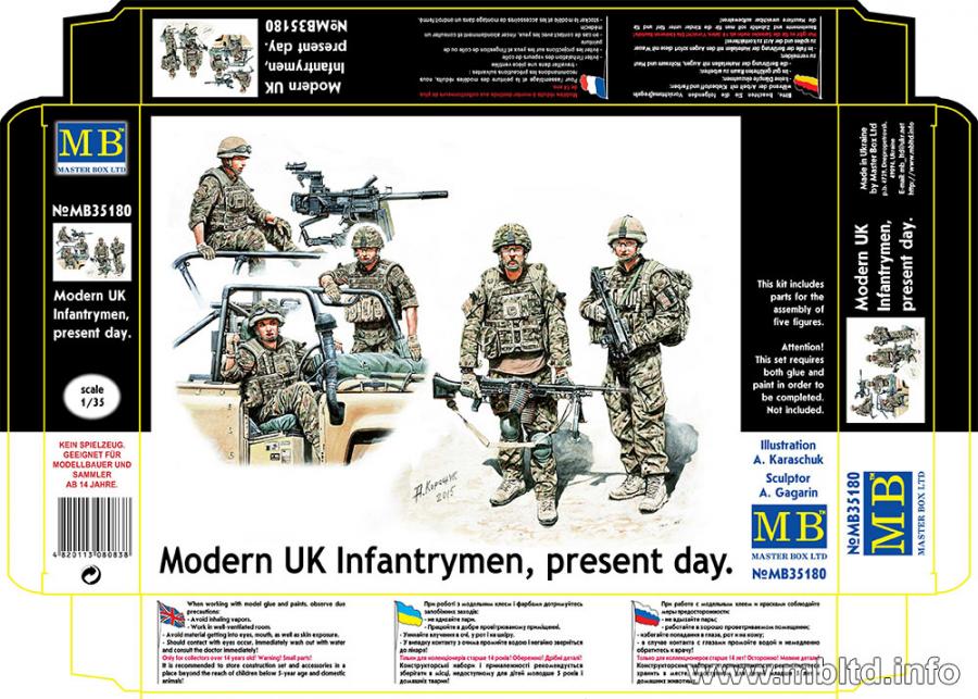 1:35 Modern UK infantrymen, present day