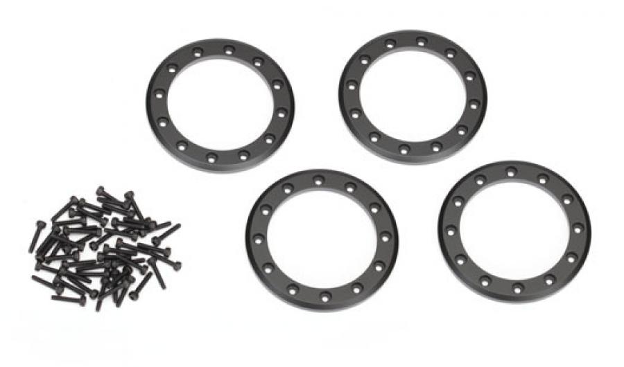 Traxxas Beadlock Rings 2.2" Alu Black (4) TRX8168T