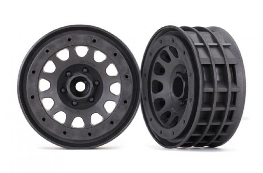Traxxas Wheels Method 105 Charcoal Grey 2.2" SC (2) TRX8171A