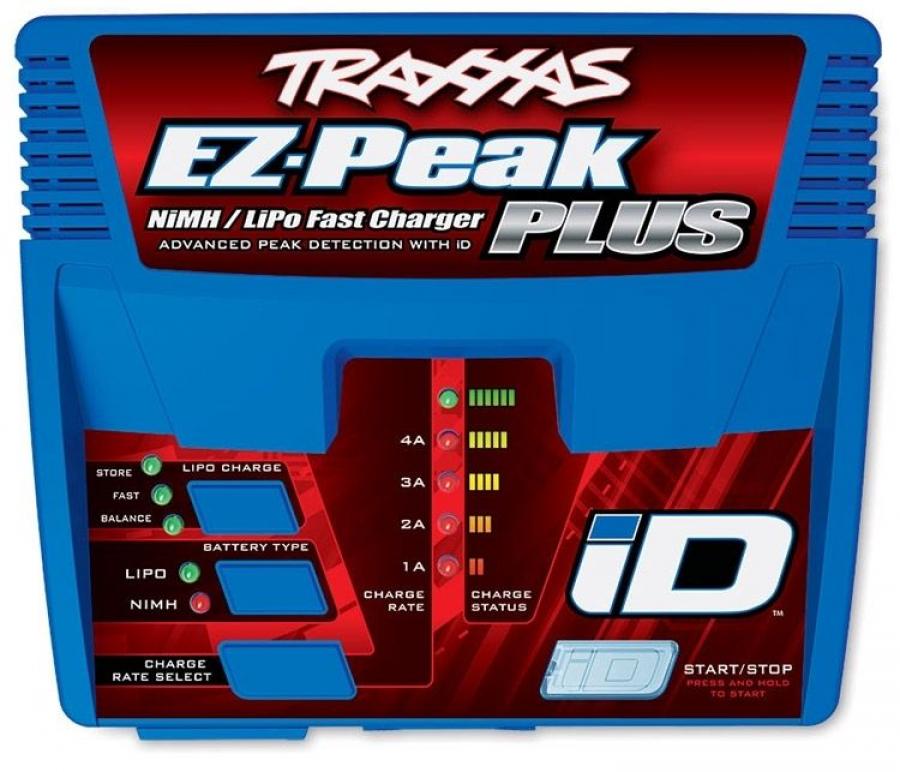 Laturi Traxxas EZ-Peak Plus 4A NiMH/LiPo Charger Auto ID TRX2970GX