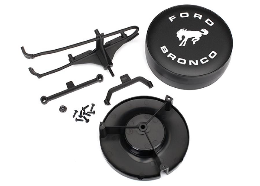 Traxxas Spare tire Mount and Bracket for Bronco TRX8074