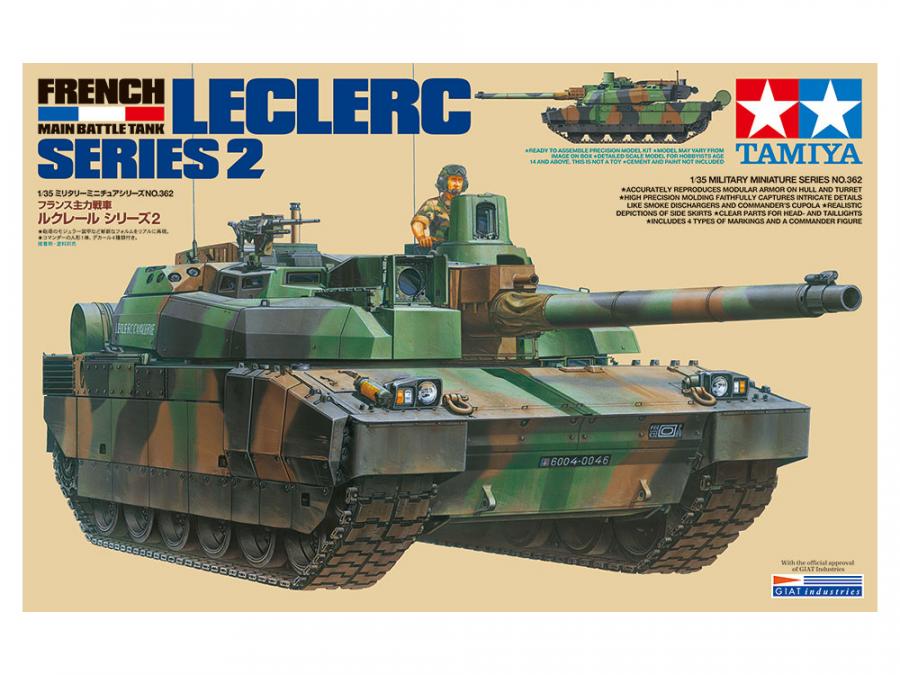 Tamiya 1/35 FRENCH MBT LECLERC SERIES 2 pienoismalli