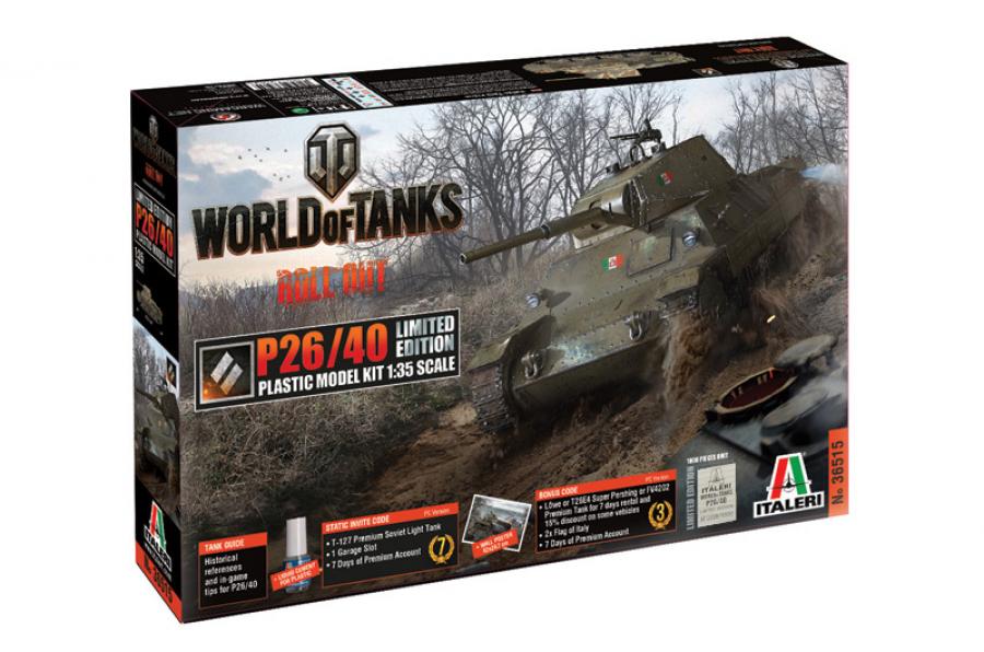 Italeri 1/35 World of tanks P26 / 40 LIMITED ED.
