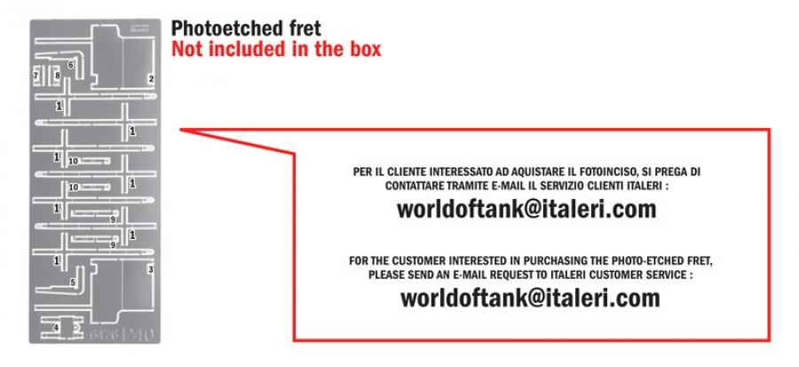 Italeri 1/35 World of tanks P26 / 40 LIMITED ED.