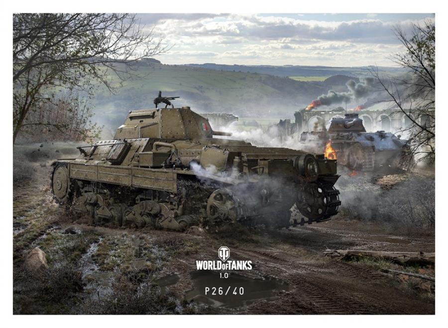 Italeri 1/35 World of tanks P26 / 40 LIMITED ED.