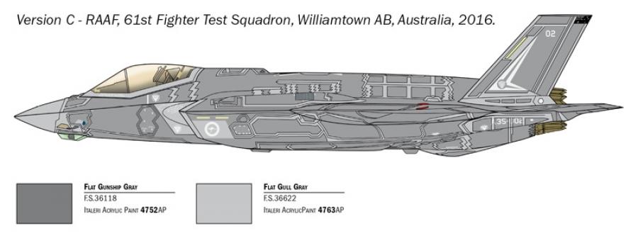 1/72 F-35 A LIGHTNING II CTOL version