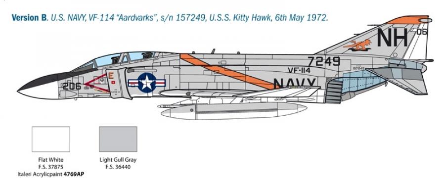 Italeri 1/48 F-4J PHANTOM II