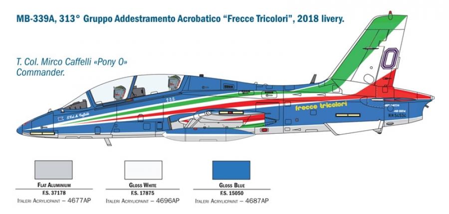 Italeri 1/72 MB-339A P.A.N. 2018 Livery
