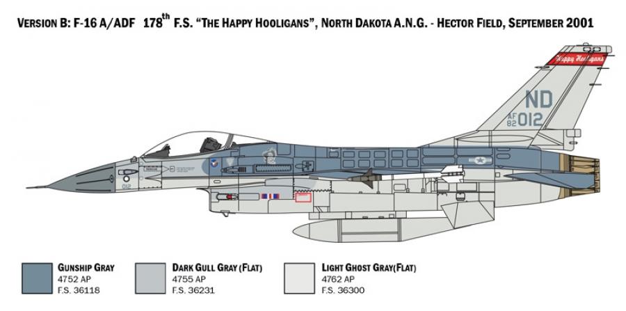 Italeri 1/48 F-16 A Fighting Falcon