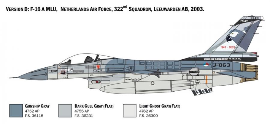 Italeri 1/48 F-16 A Fighting Falcon