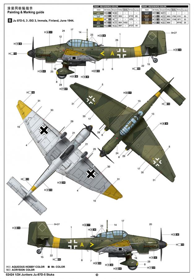 1:24 Junkers Ju-87D-5 Stuka