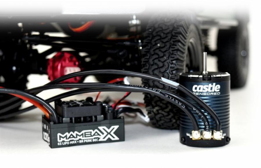 MAMBA X Sensor ESC 25,2V WP, 1406-1900KV Combo Crawler