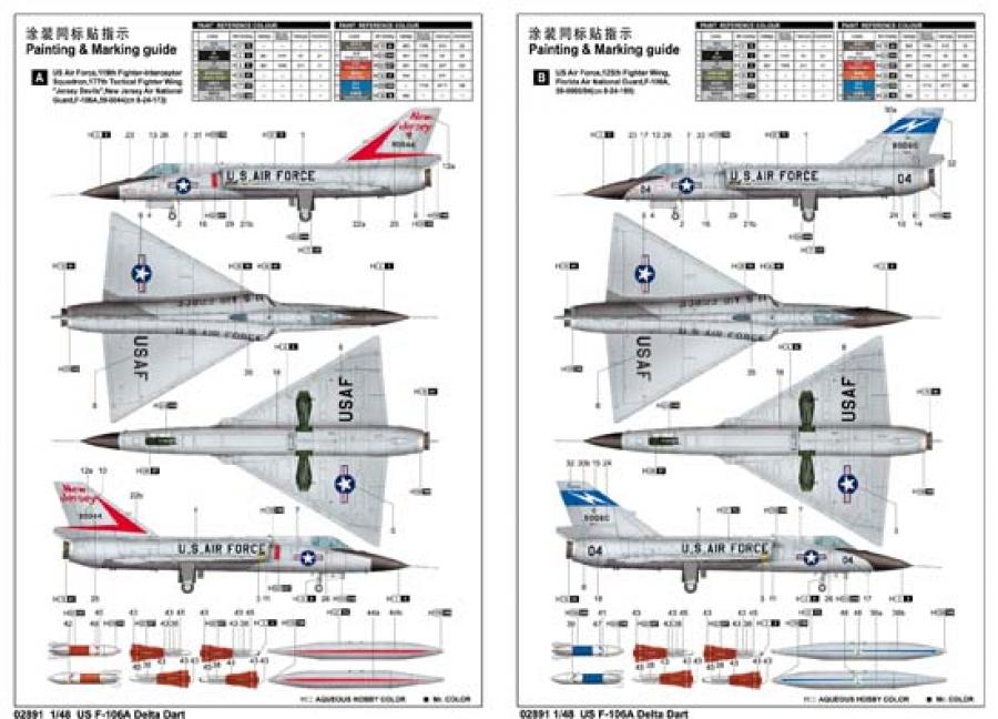 Trumpeter 1:48 US F-106A Delta Dart