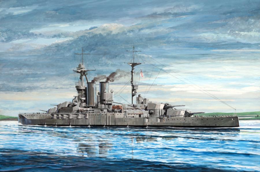 1:700 HMS Warspite 1915