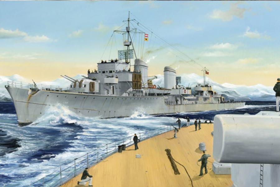 Trumpeter 1:700 German Zerstörer Z-25, 1944