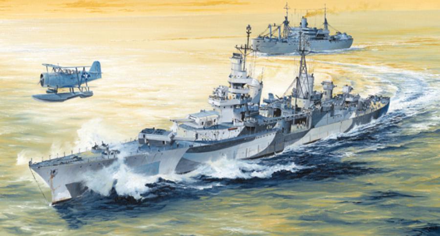Trumpeter 1:350 USS Indianapolis CA-35 1944