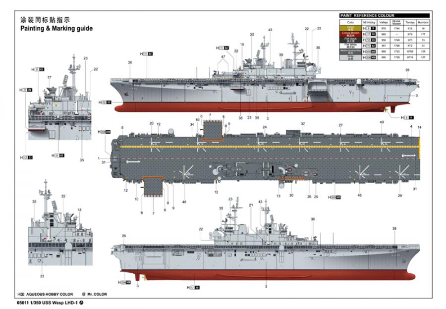 1:350 USS Wasp LHD-1