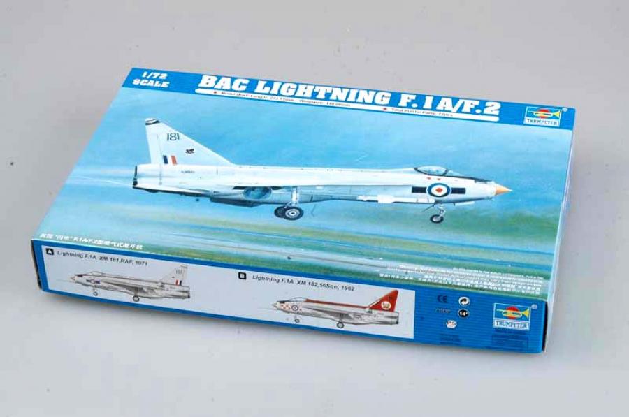 Trumpeter 1:72 English Electric Lightning F.1A/F.2