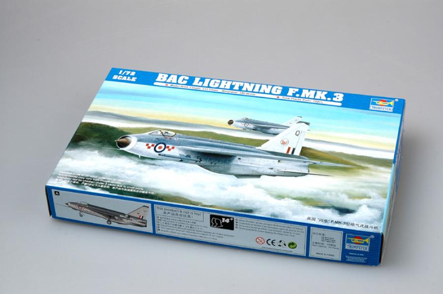 Trumpeter 1:72 English Electric (BAC) Lightning F.MK3