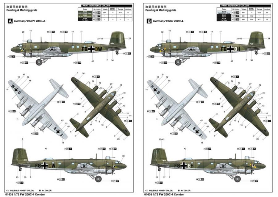 Trumpeter 1:72 FW200 C-4 Condor