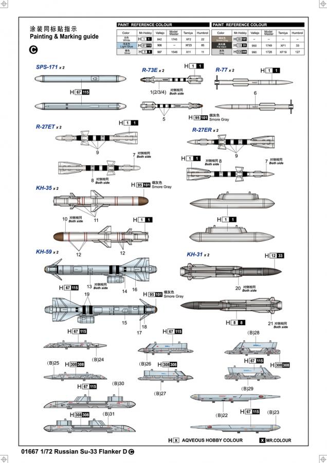 1:72 Russian Su-33 Flanker D