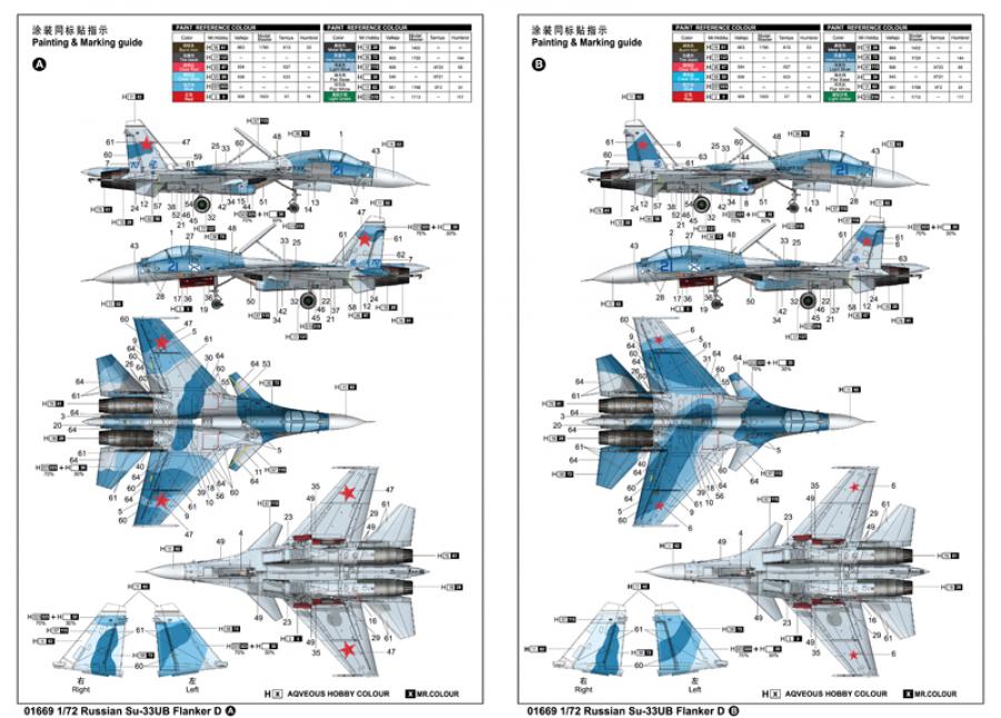 Trumpeter 1:72 Russian Su-33UB Flanker D