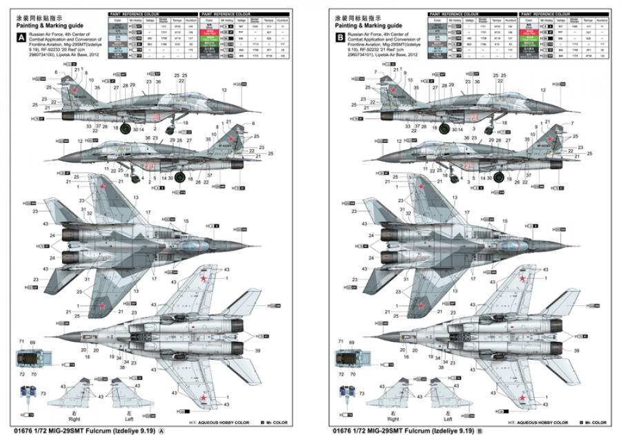 Trumpeter 1:72 MIG-29SMT Fulcrum (Isdeliye 9.19)