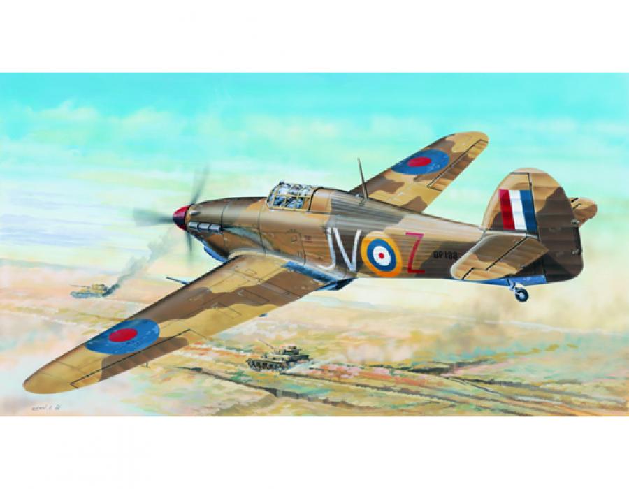 Trumpeter 1:24 Hawker Hurricane IID Trop