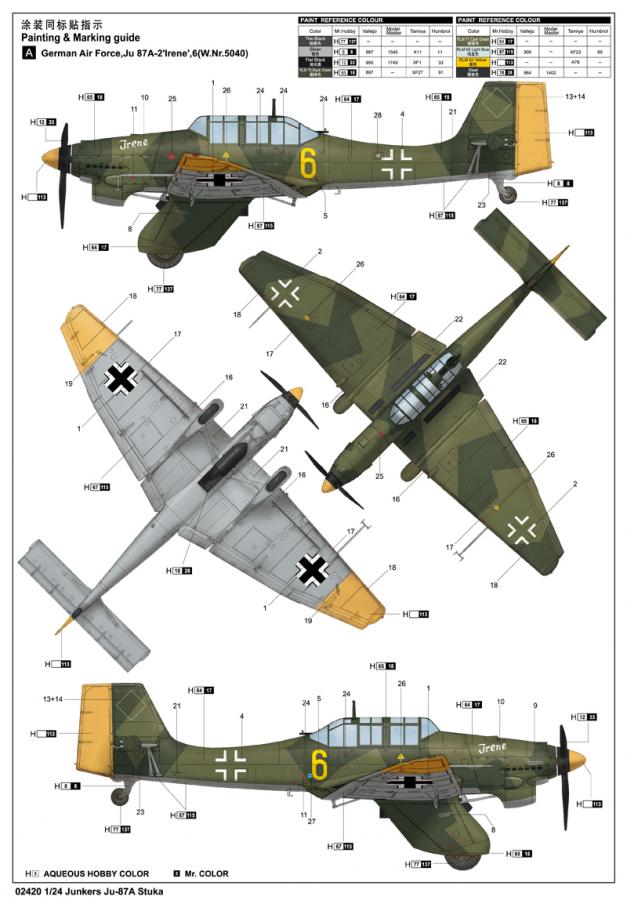 Trumpeter 1:24 Junkers Ju-87A Stuka